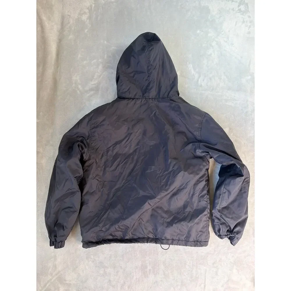 Las Vegas Day School Uniform Jacket Fleece Lined Hooded Navy Youth Medium YM